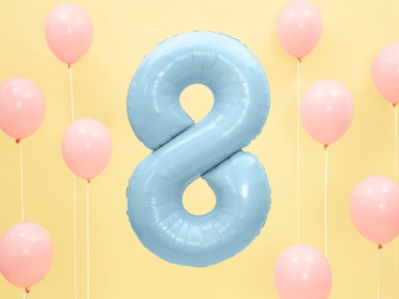 Ballon mylar Chiffre ''8''...