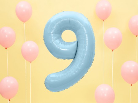 Ballon mylar Chiffre ''9''...