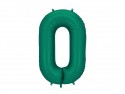 Ballon mylar Chiffre ''0'' - 86cm - Vert bouteille