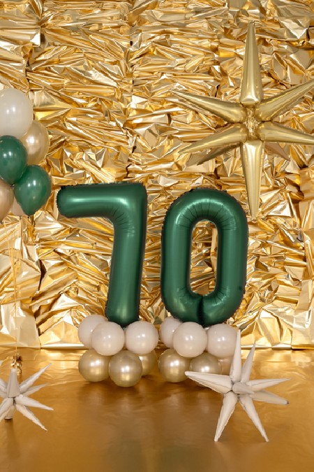 Ballon mylar Chiffre ''0''...