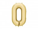 Ballon mylar Chiffre '0' - 86cm - or