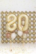 Ballon mylar Chiffre '0' - 86cm - or