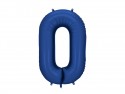 Ballon mylar Chiffre '0' - 86cm - marine