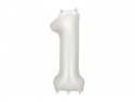 Ballon mylar Chiffre ''1'' - 86cm - argent