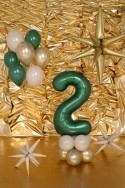 Ballon mylar Chiffre ''2'' - 86cm - Vert bouteille