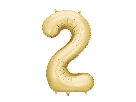 Ballon mylar Chiffre '2' -...
