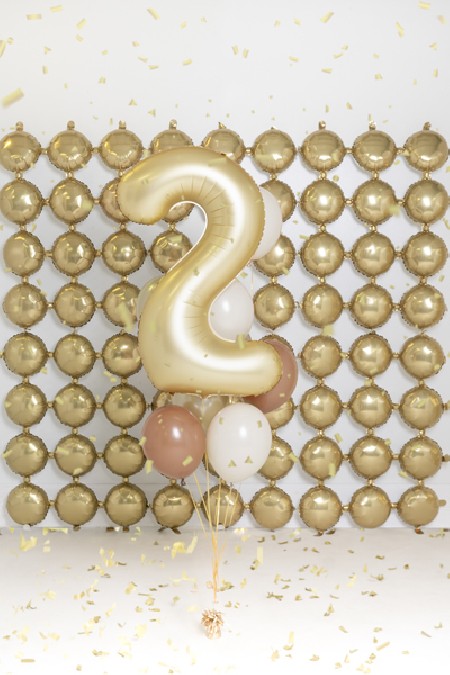 Ballon mylar Chiffre '2' -...