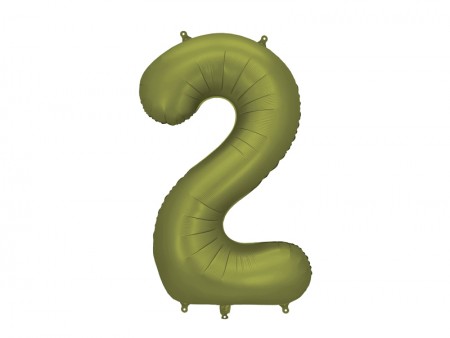 Ballon mylar Chiffre '2' -...