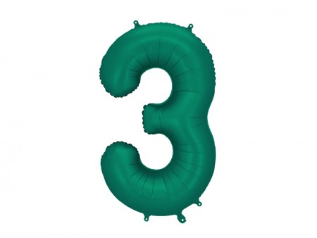 Ballon mylar Chiffre ''3''...