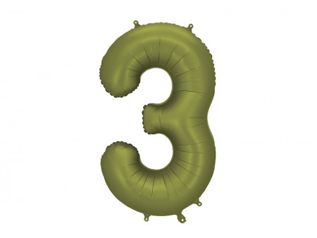 Ballon mylar Chiffre '3' -...