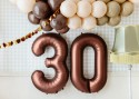 Ballon mylar Chiffre '3' - 86cm - moka