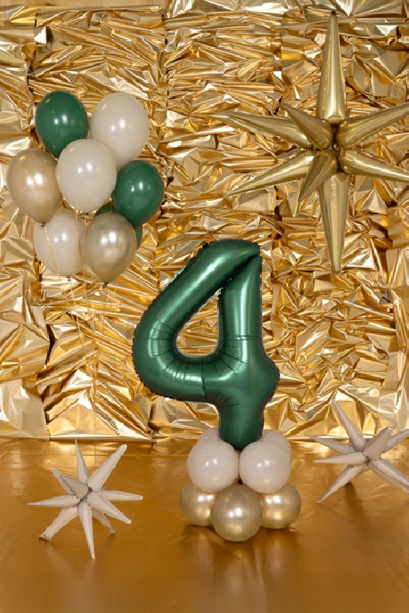 Ballon mylar Chiffre ''4''...