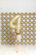 Ballon mylar Chiffre '4' - 86cm - or