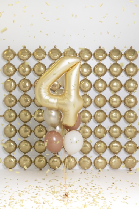Ballon mylar Chiffre '4' -...