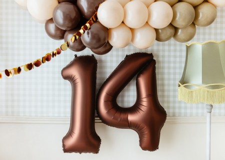 Ballon mylar Chiffre '4' -...