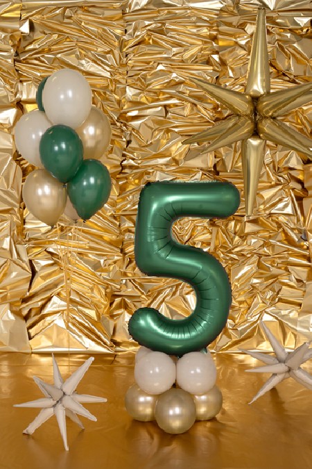 Ballon mylar Chiffre ''5''...