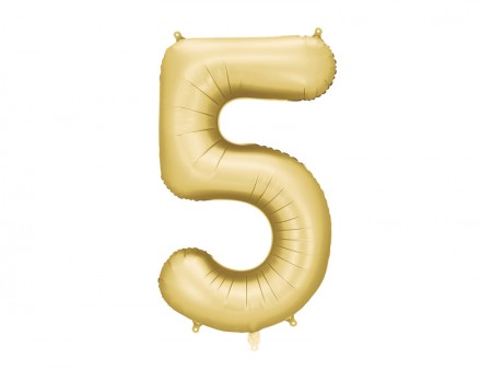 Ballon mylar Chiffre '5' -...