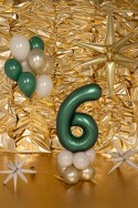 Ballon mylar Chiffre ''6'' - 86cm - Vert bouteille