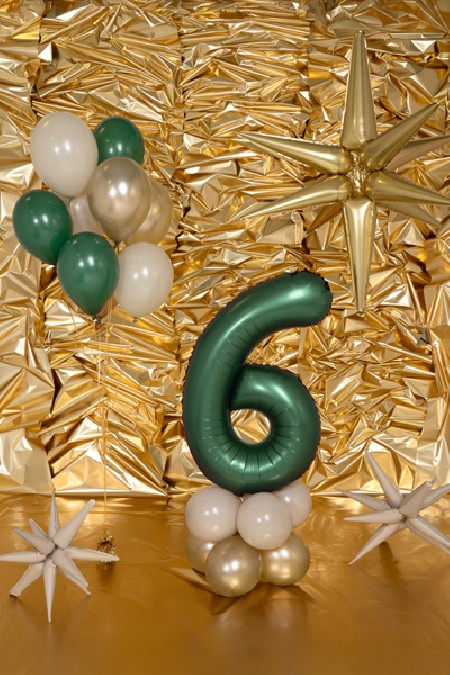 Ballon mylar Chiffre ''6''...