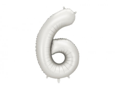 Ballon mylar Chiffre ''6''...