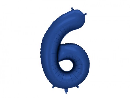 Ballon mylar Chiffre '6' -...
