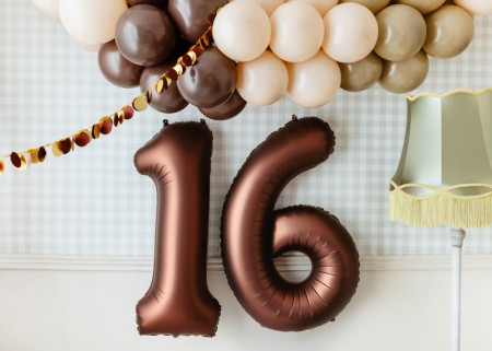 Ballon mylar Chiffre '6' -...