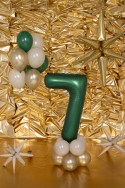 Ballon mylar Chiffre ''7'' - 86cm - Vert bouteille