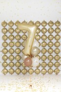 Ballon mylar Chiffre '7' - 86cm - or