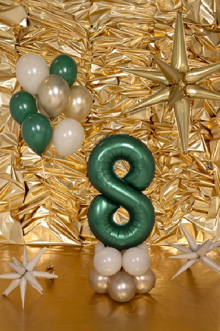Ballon mylar Chiffre ''8''...