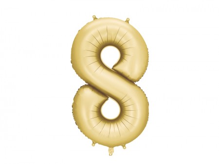 Ballon mylar Chiffre '8' -...