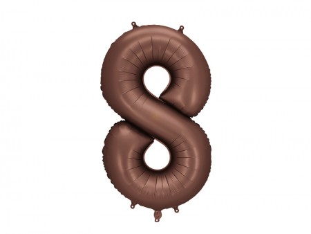 Ballon mylar Chiffre '8' -...