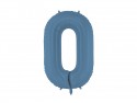 Ballon mylar Chiffre '0' - 86cm - marine