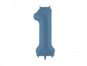 Ballon mylar Chiffre '1' - 86cm - marine
