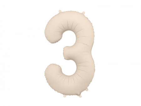 Ballon mylar Chiffre '3' -...