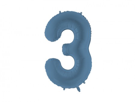 Ballon mylar Chiffre '3' -...