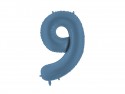 Ballon mylar Chiffre '9' - 86cm - marine