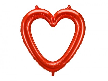 Ballon mylar - coeur - rouge