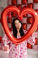 Ballon mylar - coeur - rouge