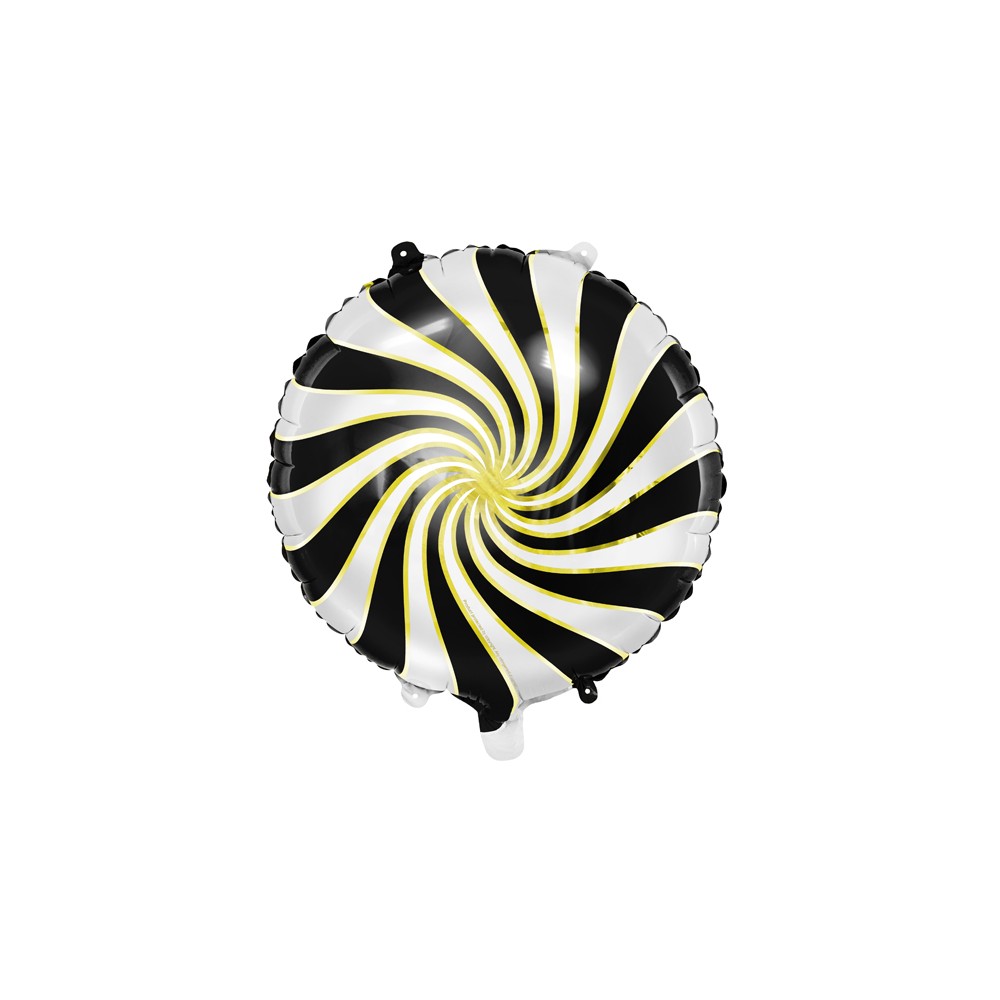 Ballon en mylar Bonbon - noir