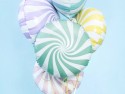 Ballon rond "bonbon menthe" - 35 cm
