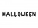 Ballon mylar Halloween - noir