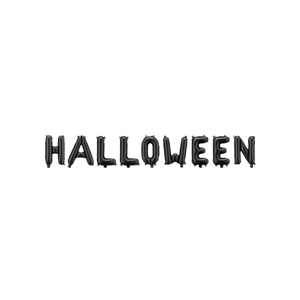 Ballon mylar Halloween - noir
