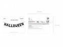 Ballon mylar Halloween - noir