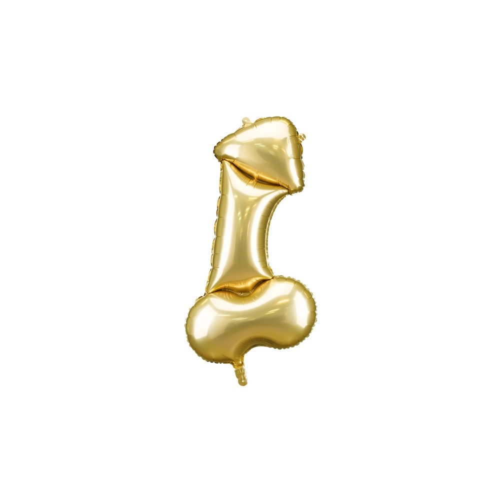 Ballon mylar Pénis - or