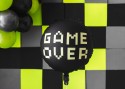 Ballon mylar Game over - noir