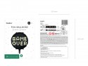 Ballon mylar Game over - noir