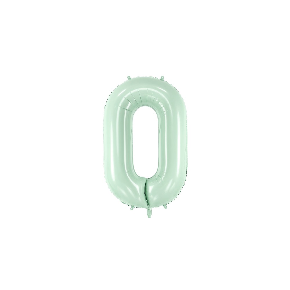 Ballon mylar Chiffre ''0'' - 72cm - vert