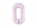 Ballon mylar Chiffre ''0'' - 72cm - mauve