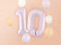 Ballon mylar Chiffre ''0'' - 72cm - mauve