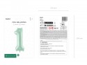 Ballon mylar Chiffre ''1'' - 72cm - vert